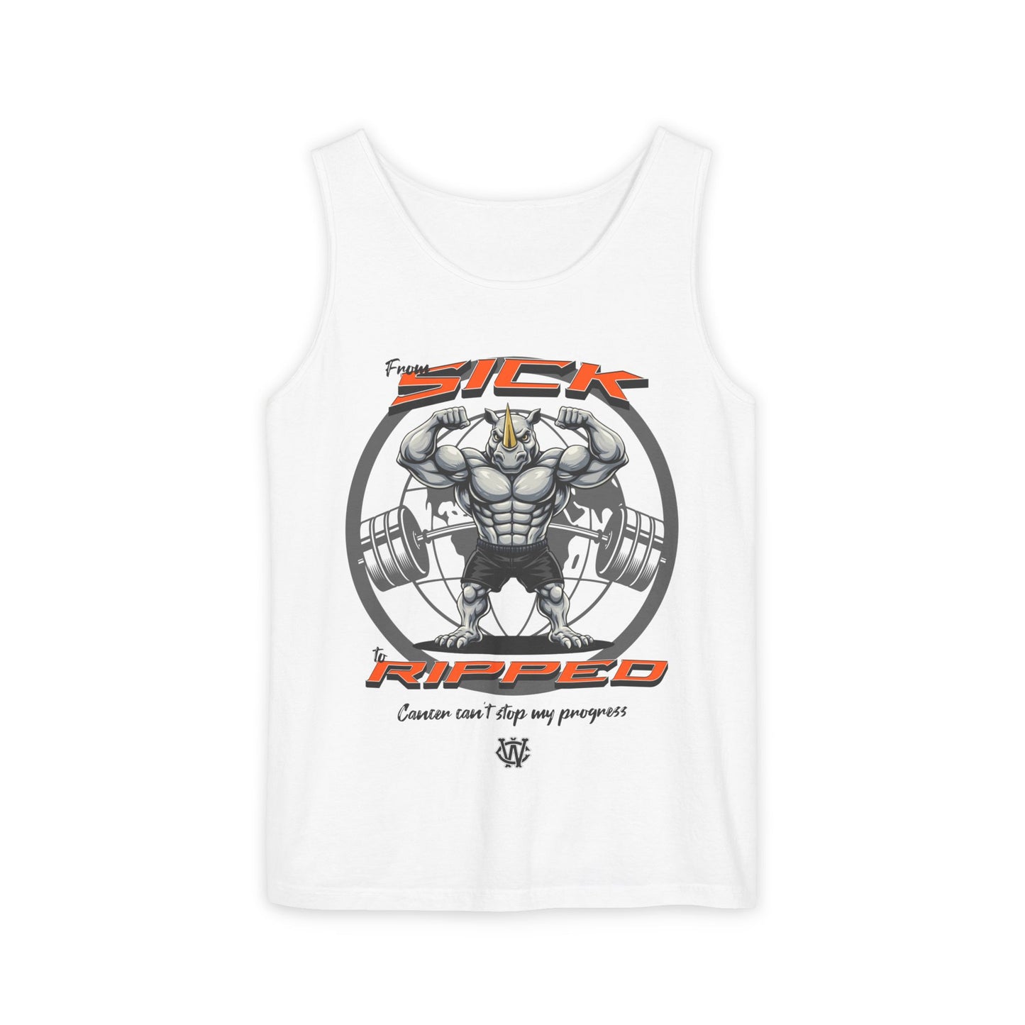 From Sick to Ripped Rhino - Tank Top