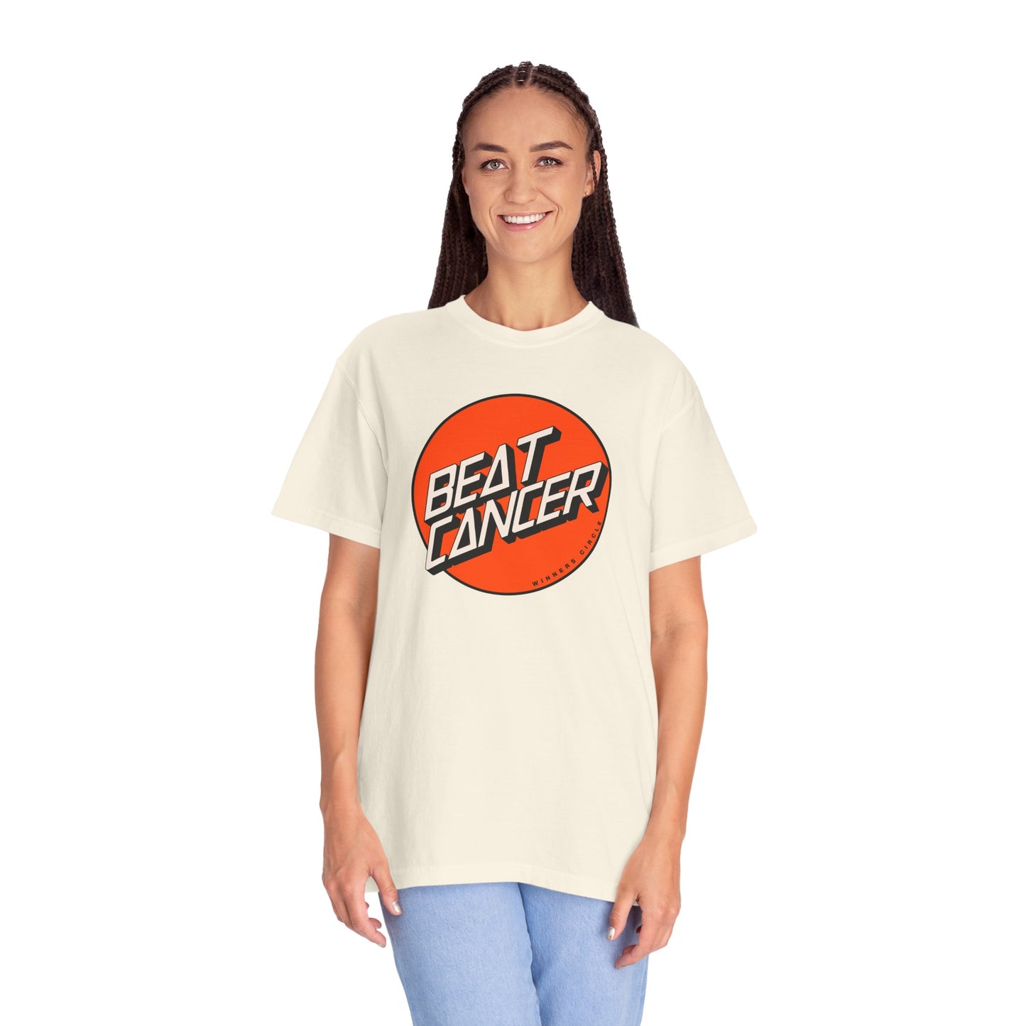 Beat Cancer Orange Logo - T-Shirt