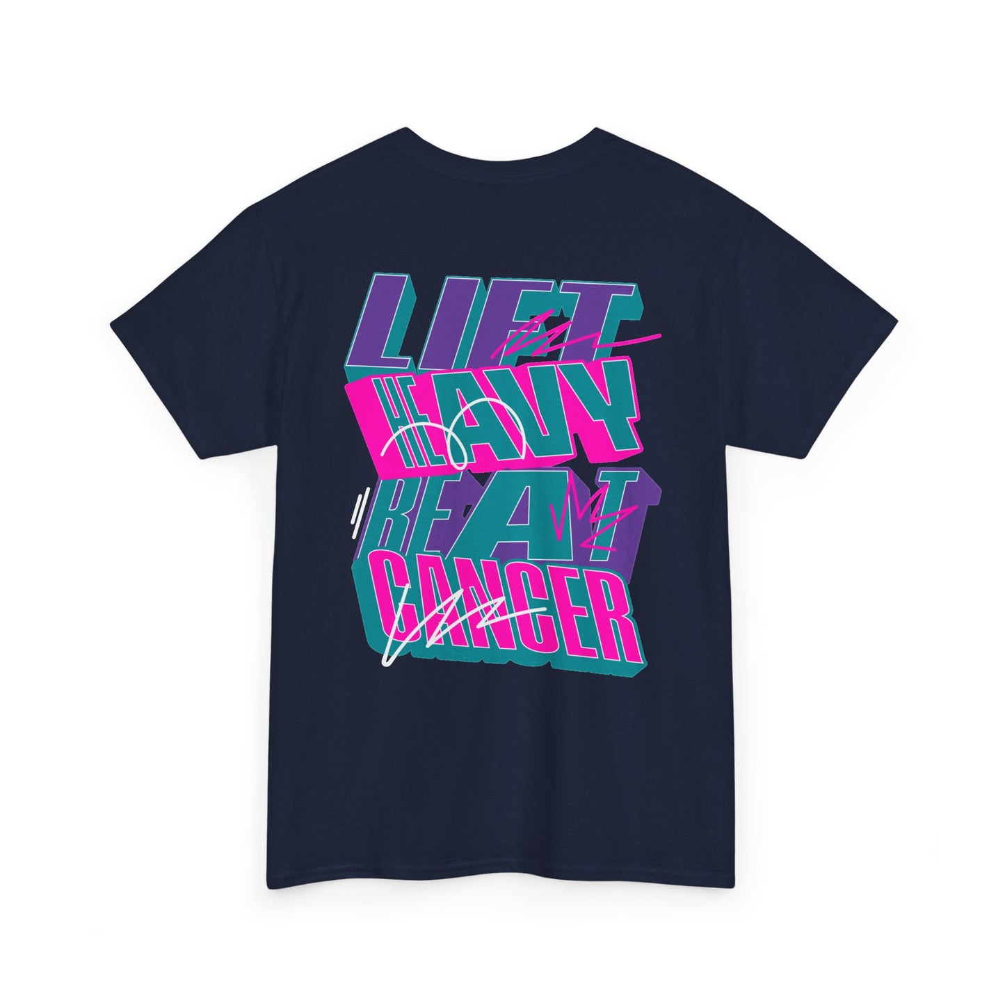 Lift Heavy Beat Cancer Thyroid (Women's) - Heavy Cotton Tee