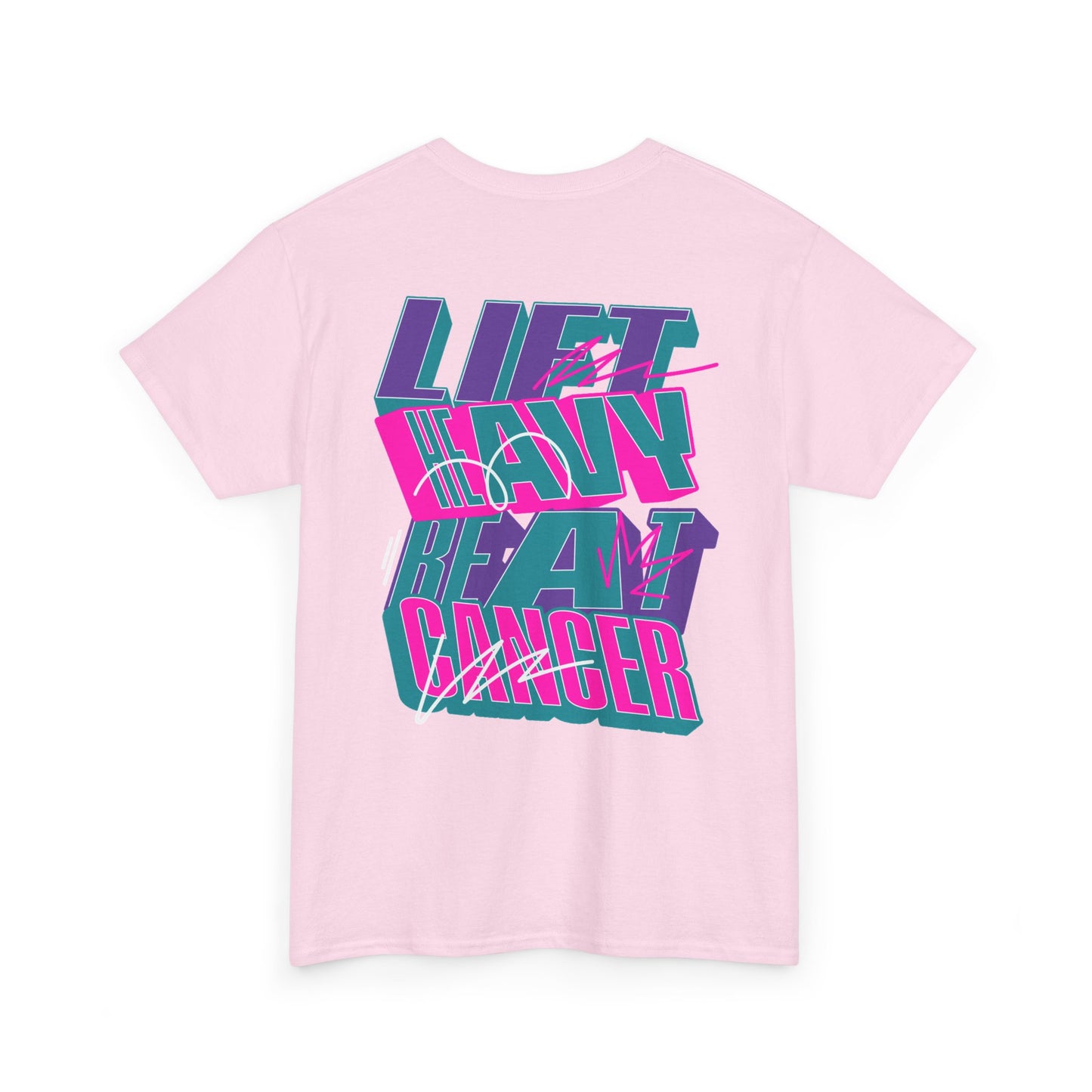 Lift Heavy Beat Cancer Thyroid (Women's) - Heavy Cotton Tee
