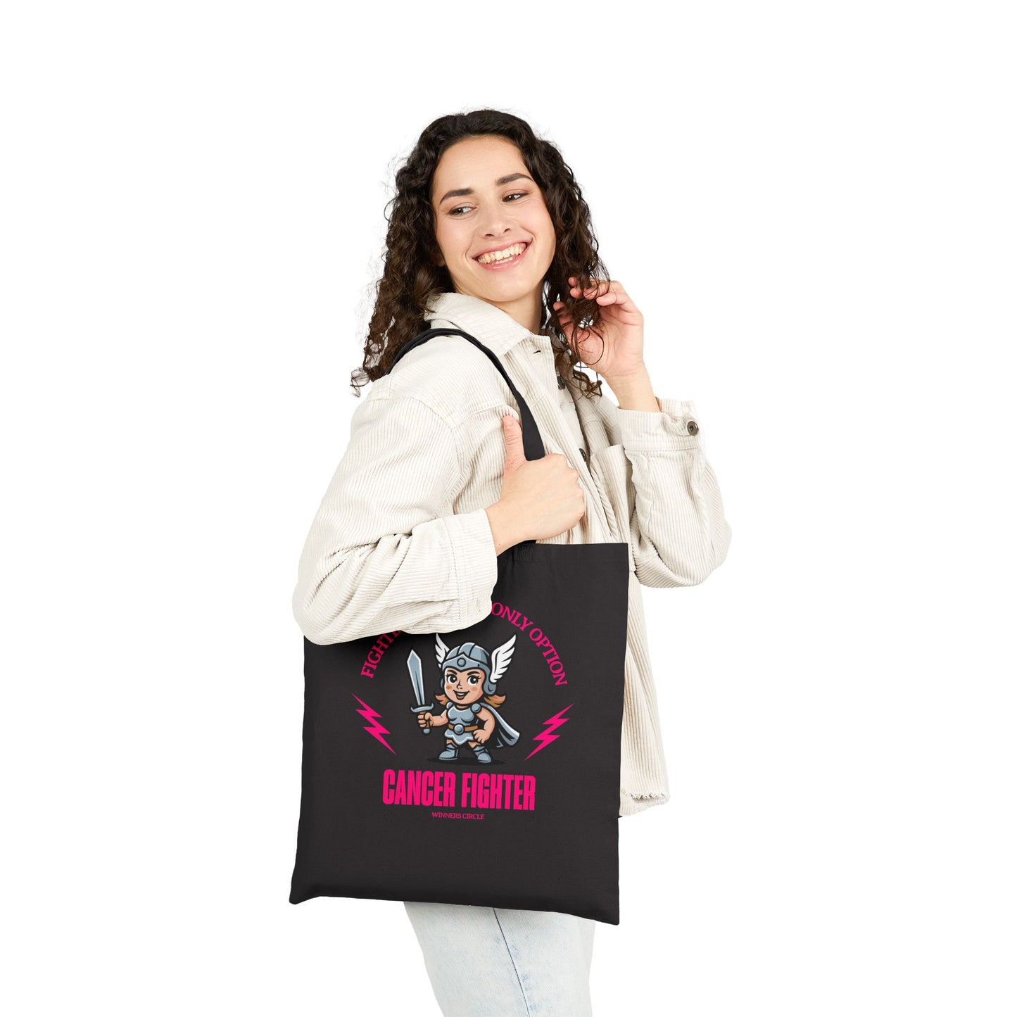 Cancer Fighter - Valkyrie Tote Bag