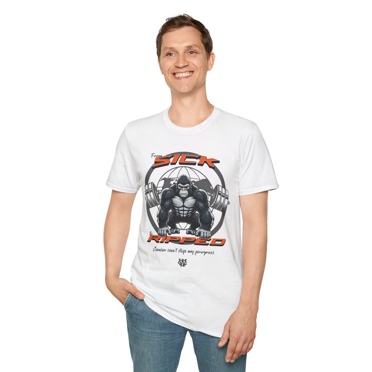 From Sick To Ripped (Gorilla) - Graphic T-Shirt