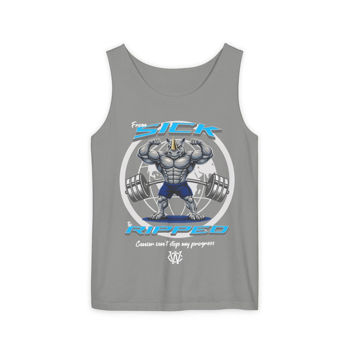 From Sick to Ripped Rhino - Tank Top