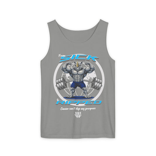 From Sick to Ripped Rhino - Tank Top