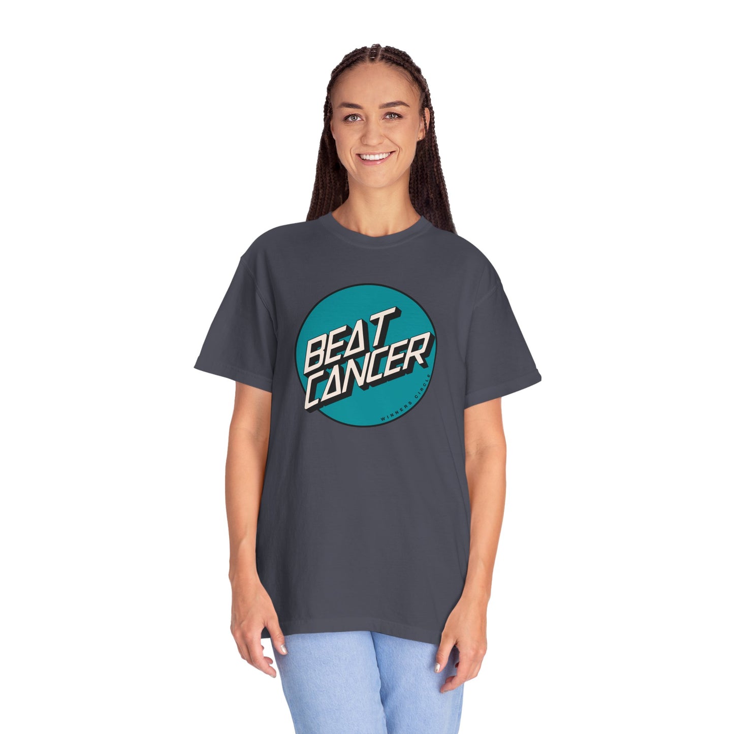 Beat Cancer Teal Logo - T-Shirt