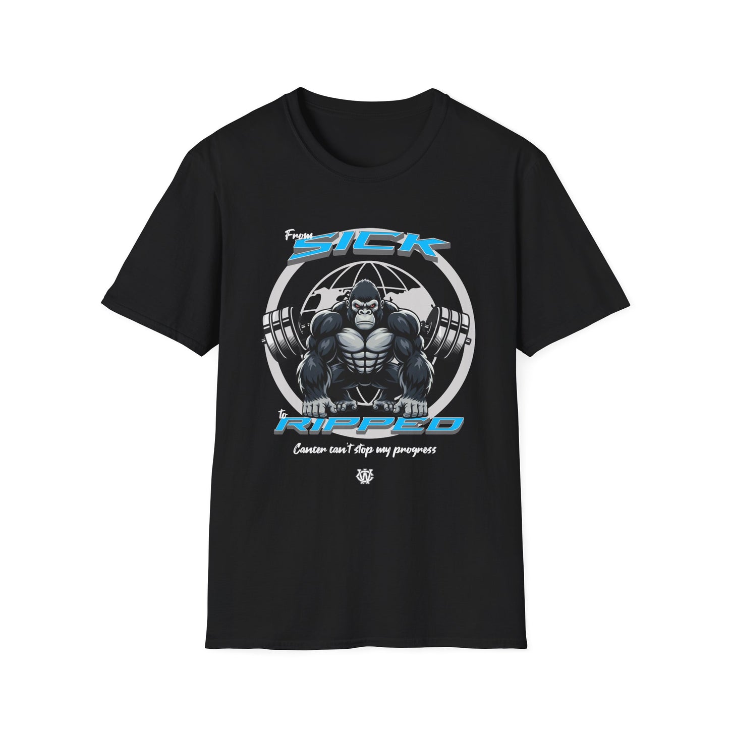 From Sick To Ripped (Gorilla) - Graphic T-Shirt