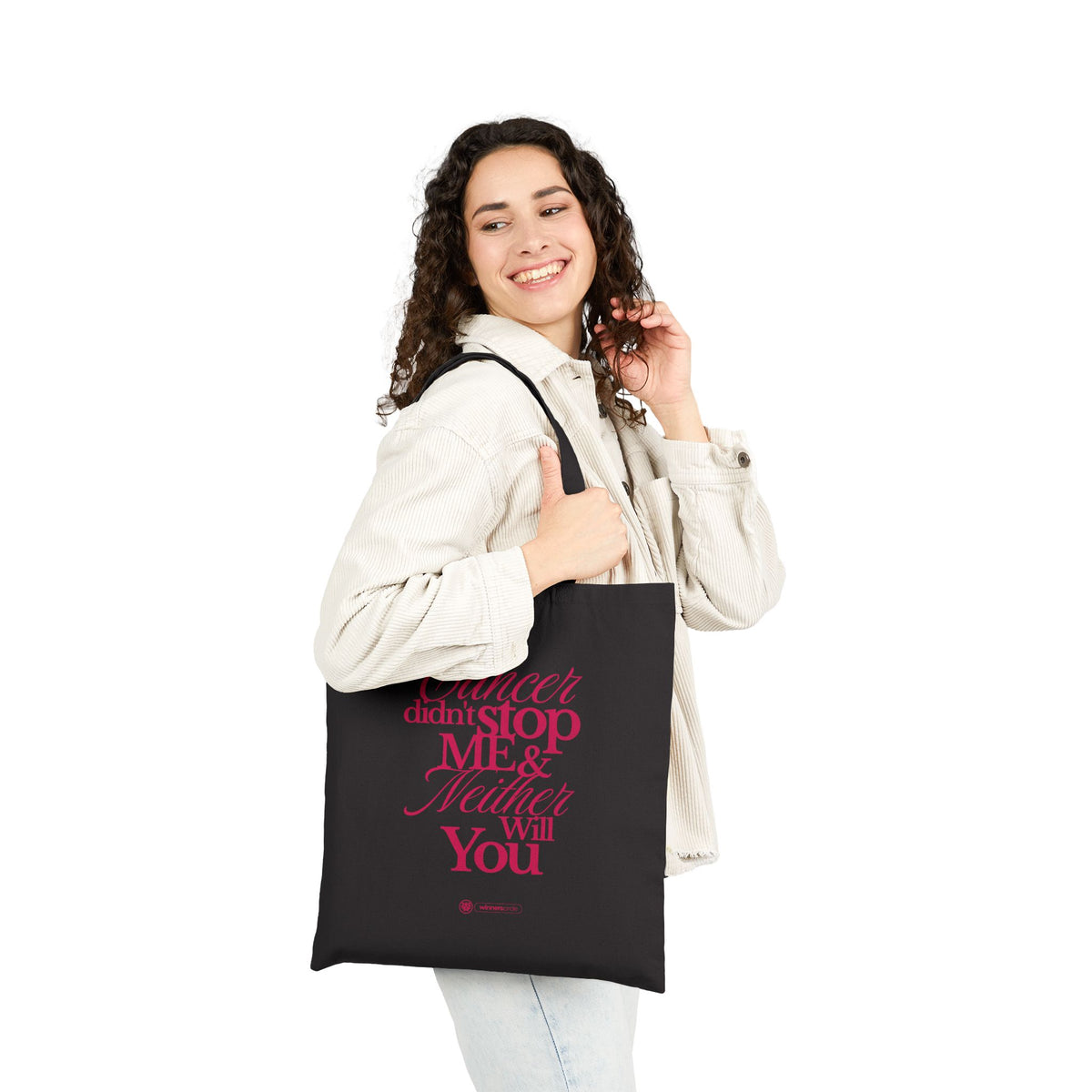 Cancer Didn't Stop Me - Cotton Canvas Tote Bag