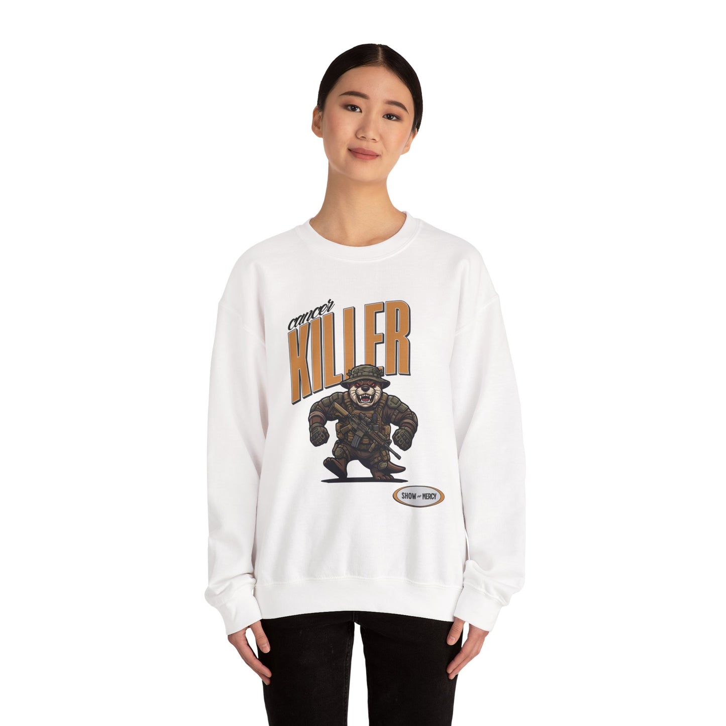 Cancer Killer Otter - Crewneck Sweatshirt