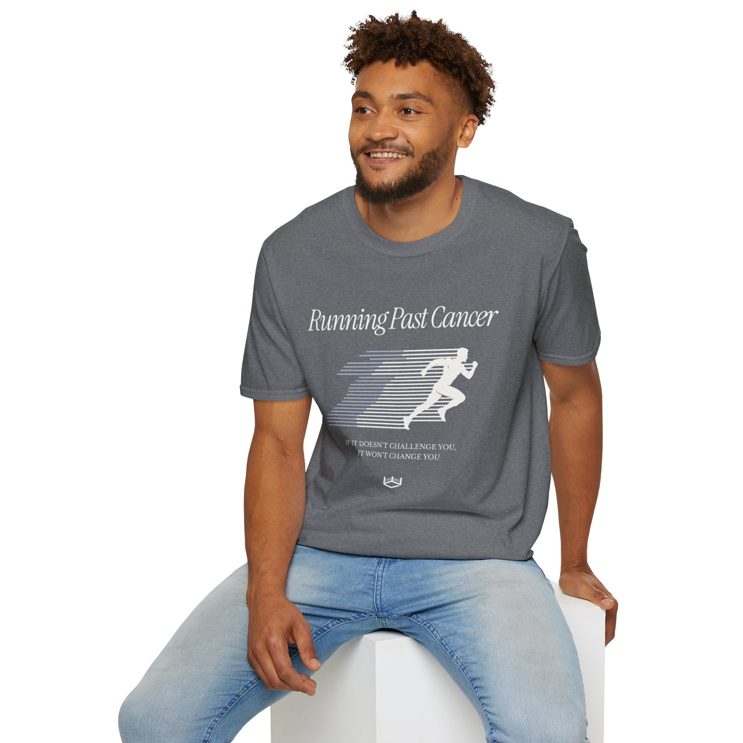 Running Past Cancer (Male) - T-Shirt