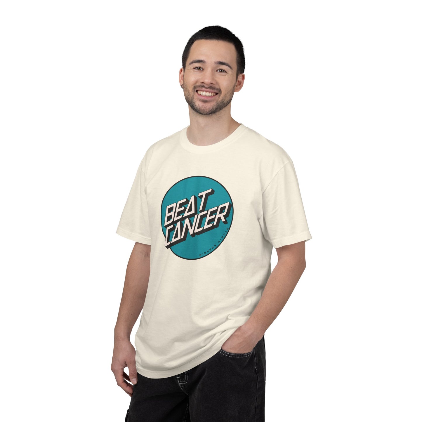 Beat Cancer Teal Logo - T-Shirt