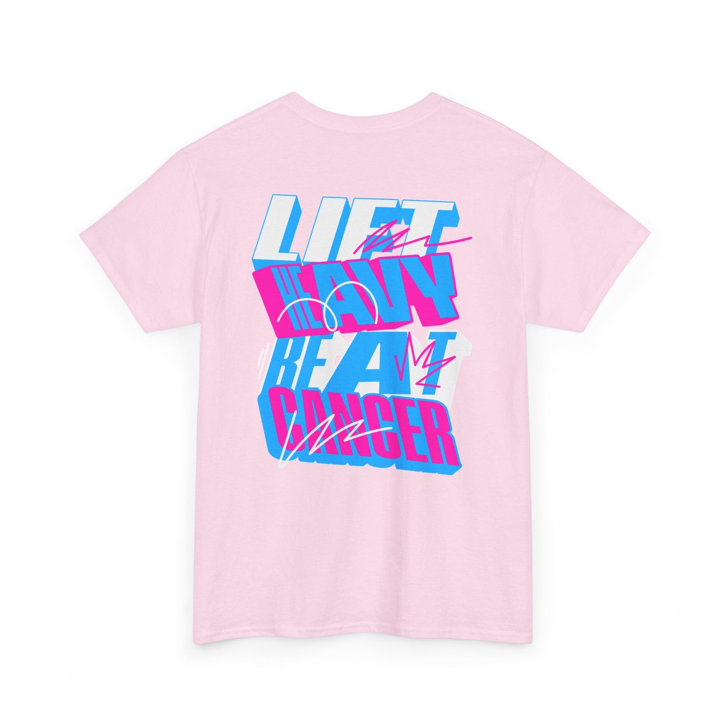 Lift Heavy Beat Cancer (Women's) - Heavy Cotton Tee