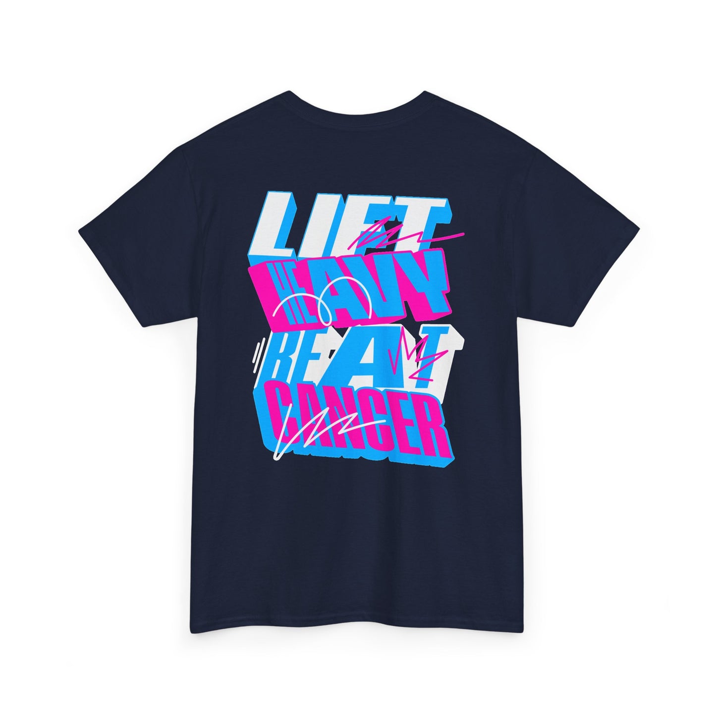Lift Heavy Beat Cancer (Women's) - Heavy Cotton Tee