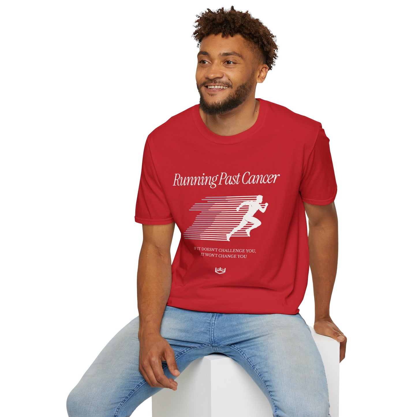 Running Past Cancer (Male) - T-Shirt