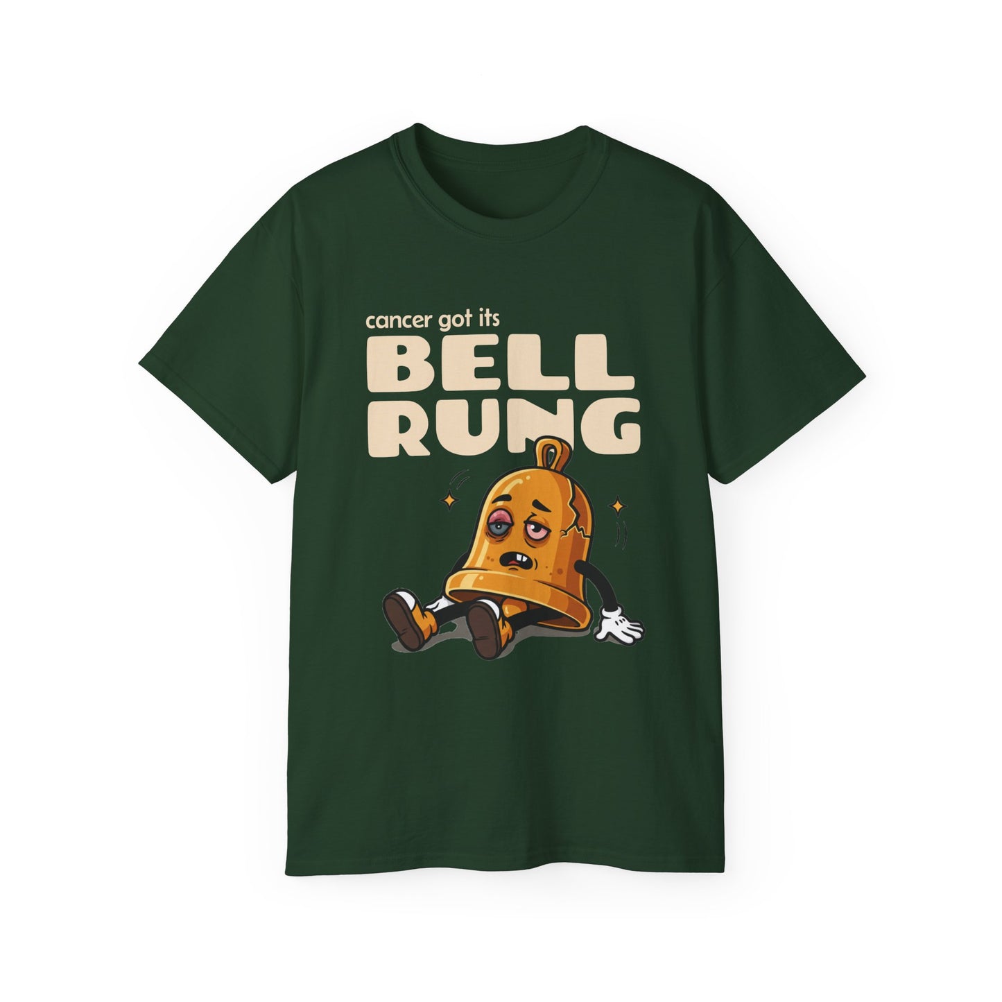 Cancer Got It's Bell Rung Unisex Cotton Shirt