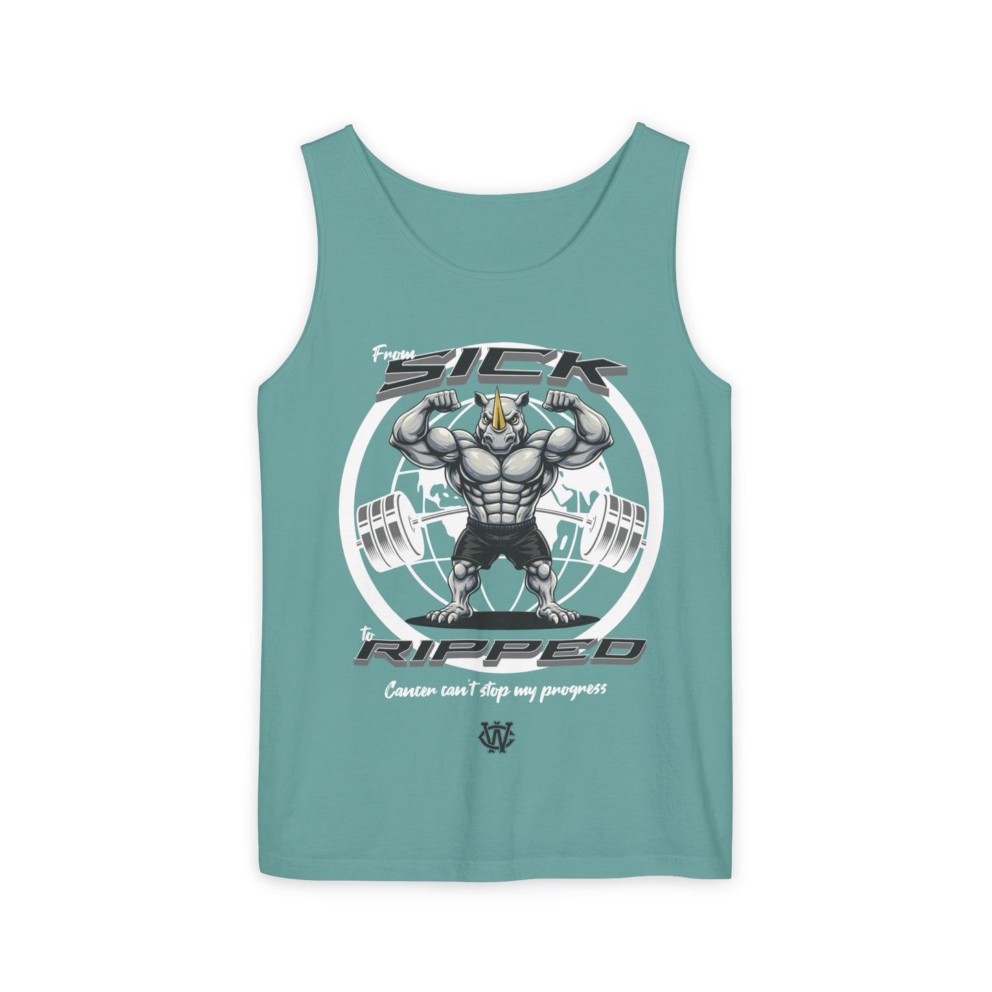 From Sick to Ripped Rhino - Tank Top