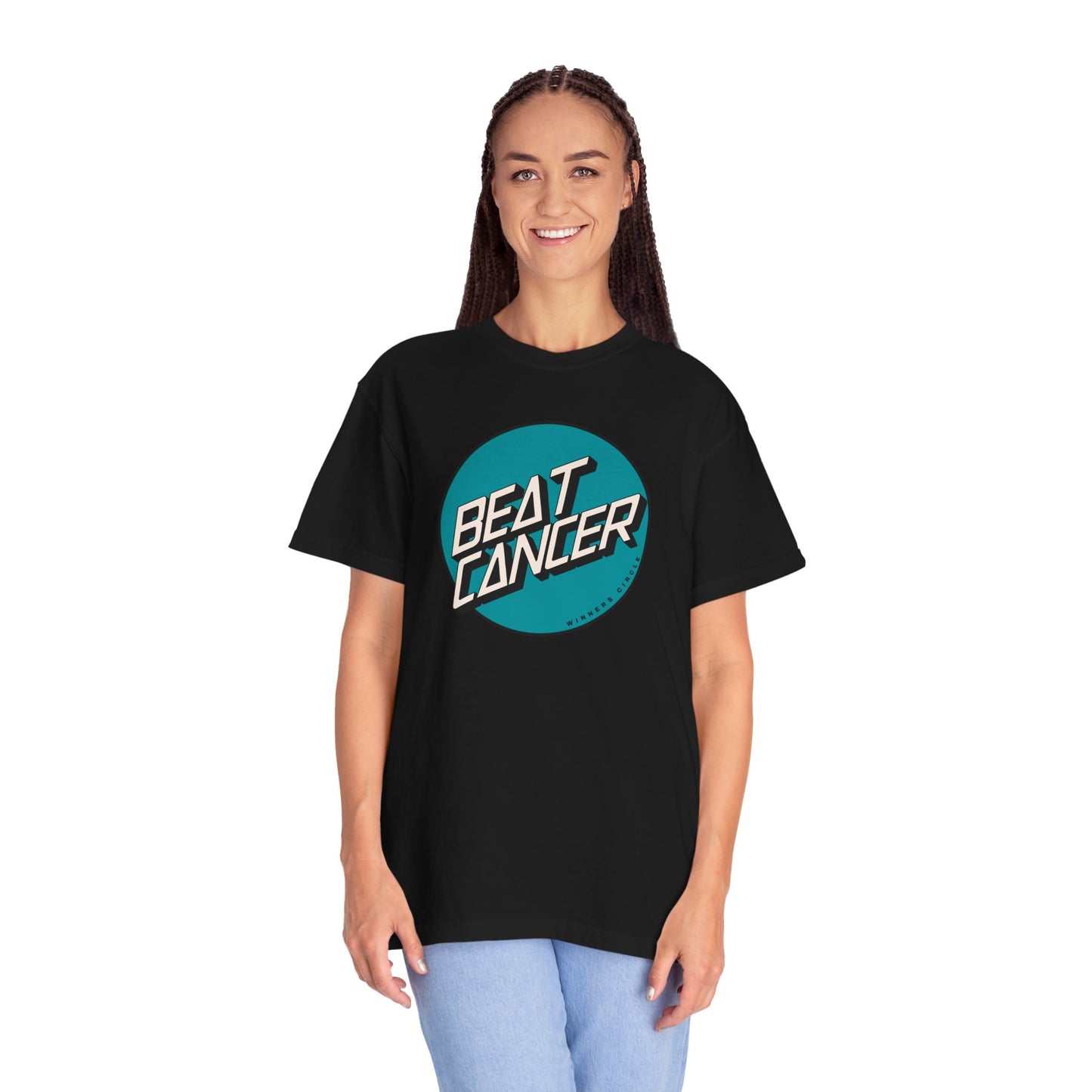 Beat Cancer Teal Logo - T-Shirt