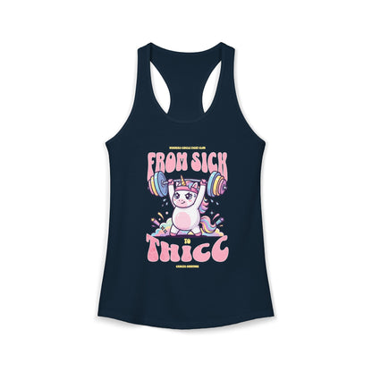 Sick 2 Thicc - Racerback Tank (Women's)