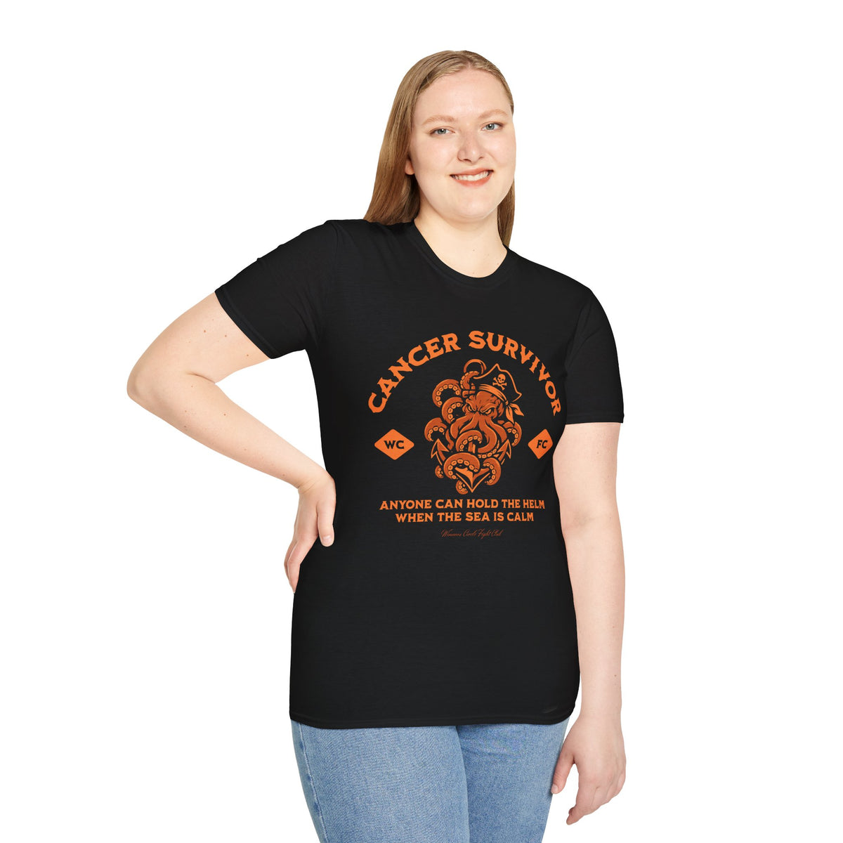 Calm Seas (Orange) - Unisex Soft Tee