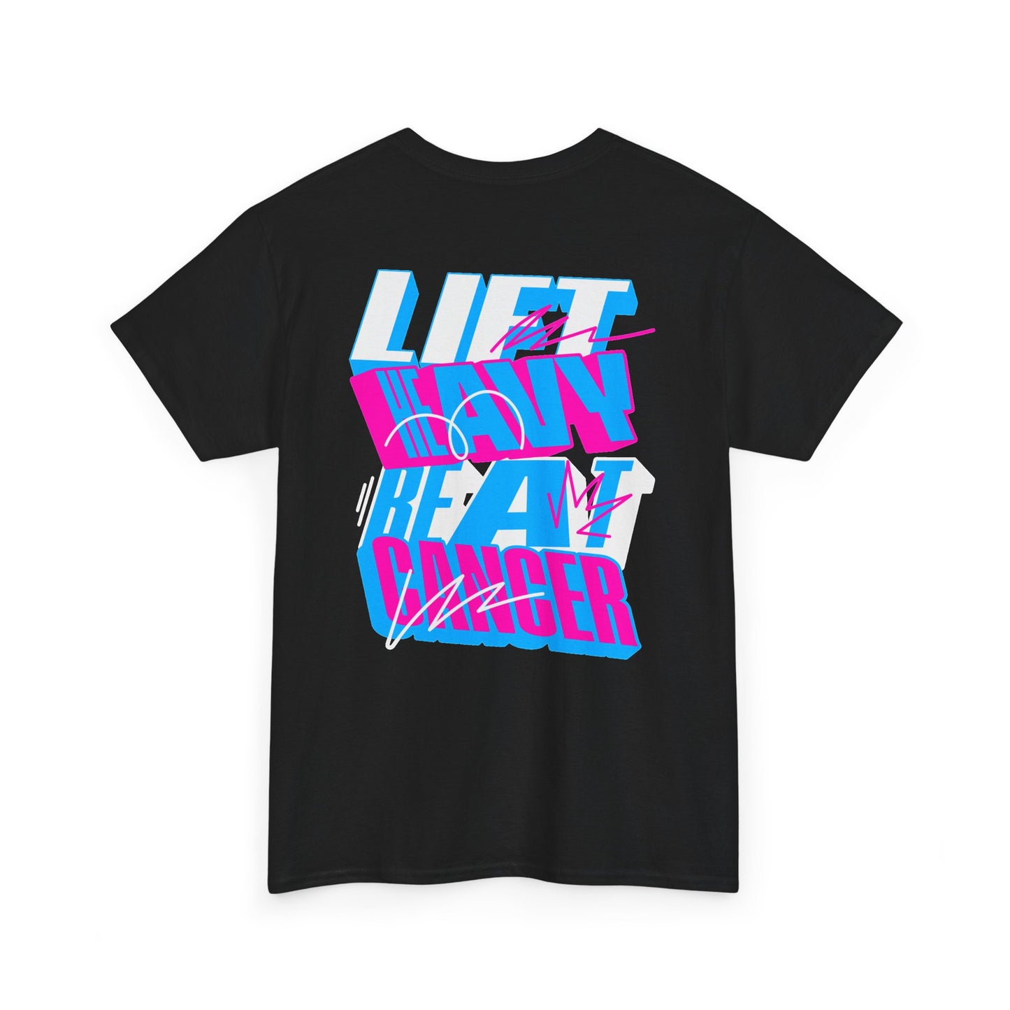 Lift Heavy Beat Cancer (Women's) - Heavy Cotton Tee