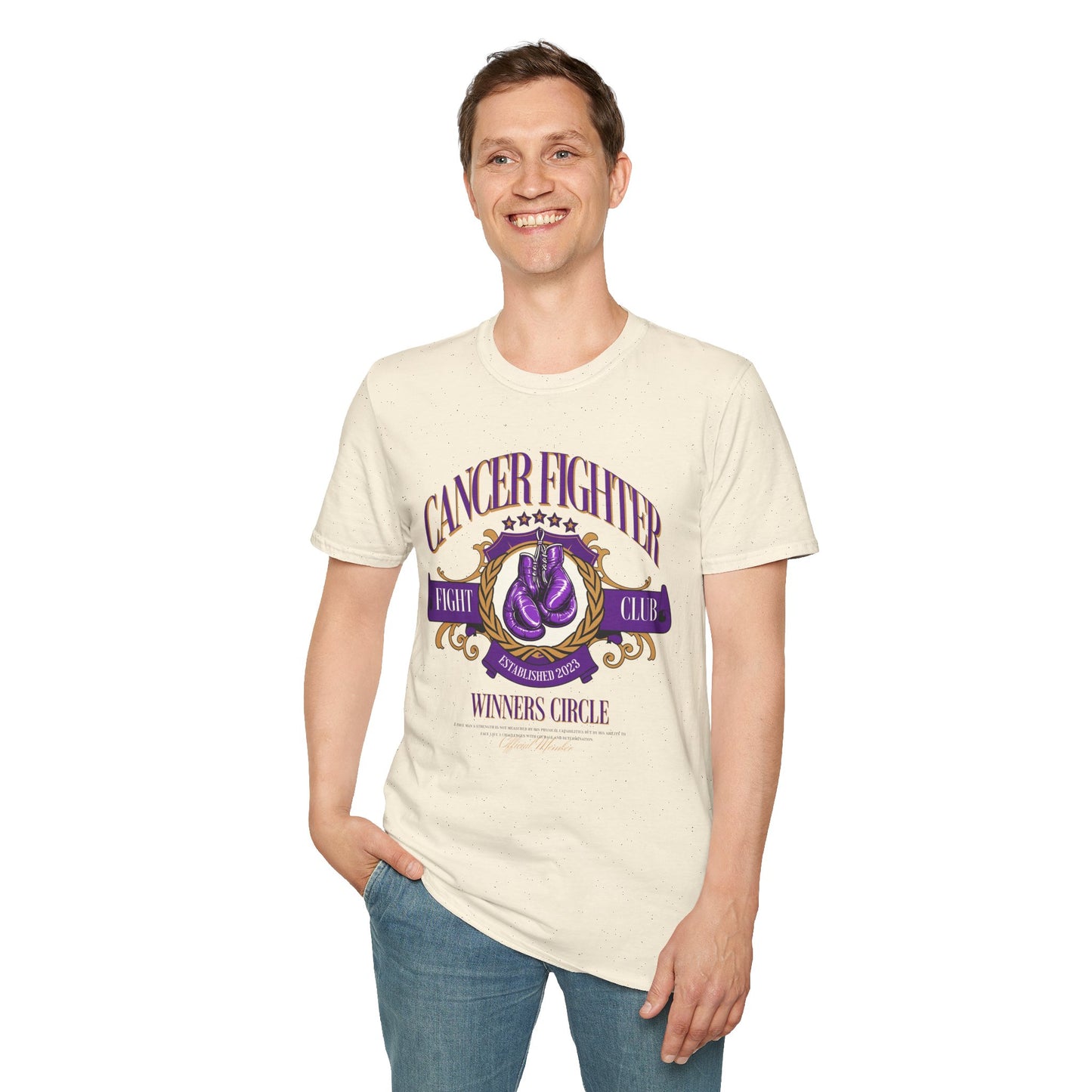 Fight Club Crest (Testicular Purple) - T Shirt