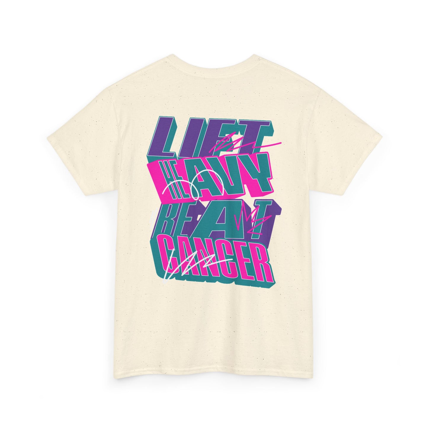 Lift Heavy Beat Cancer Thyroid (Women's) - Heavy Cotton Tee