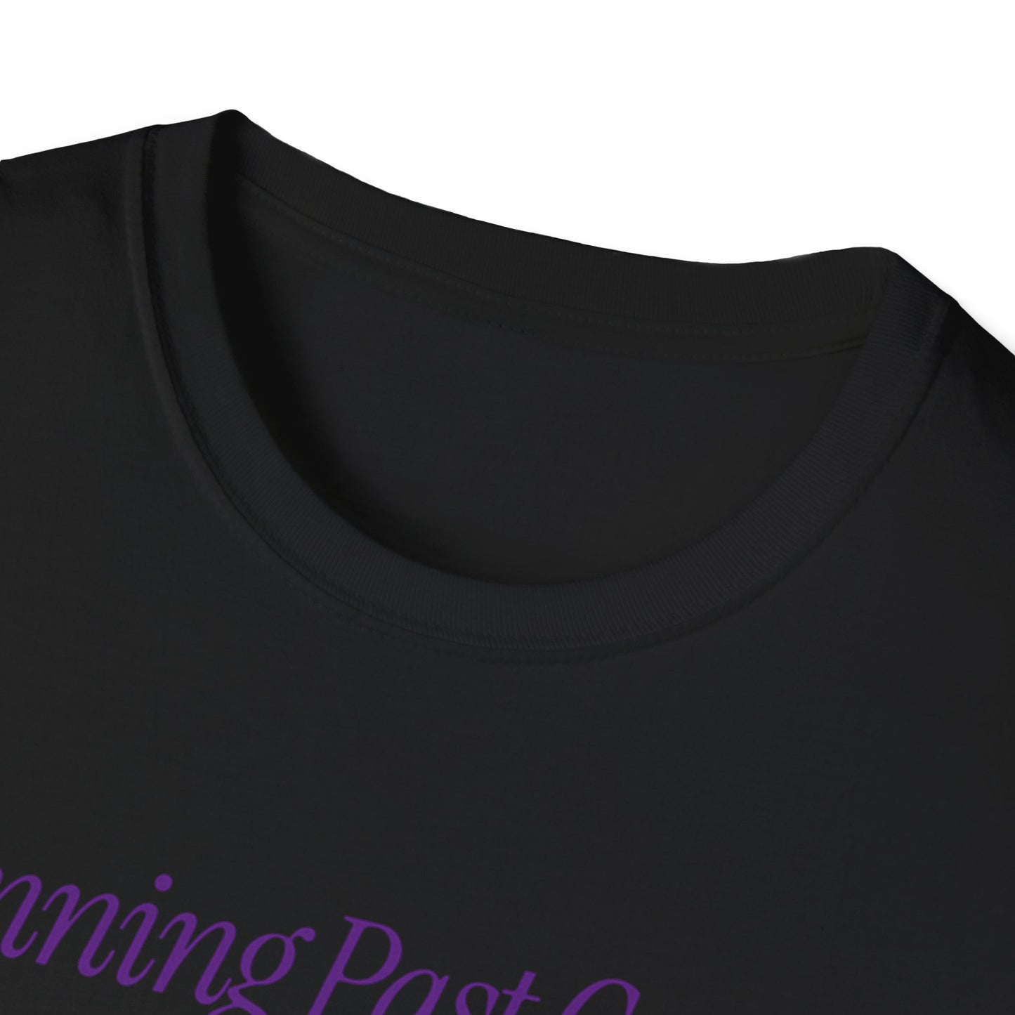 Running Past Cancer (Male) Purple Graphic - T-Shirt