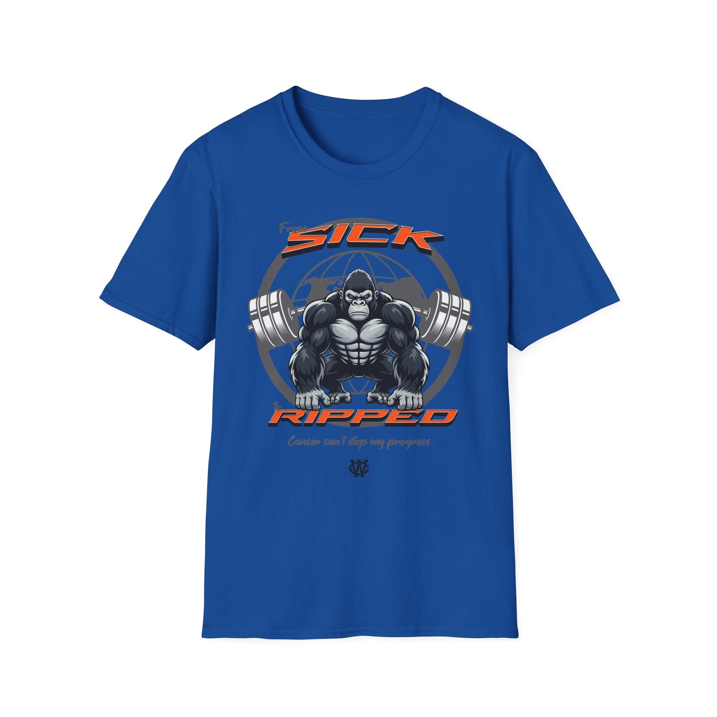 From Sick To Ripped (Gorilla) - Graphic T-Shirt