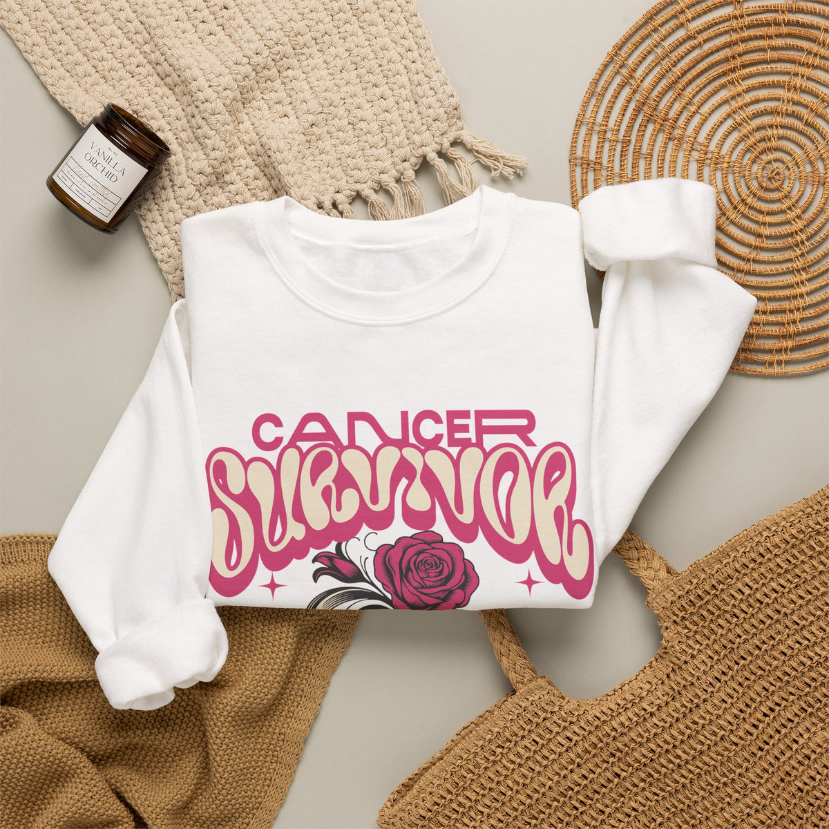 Grow Through What You Go Through - Women's Heavy Blend™ Crewneck Sweatshirt