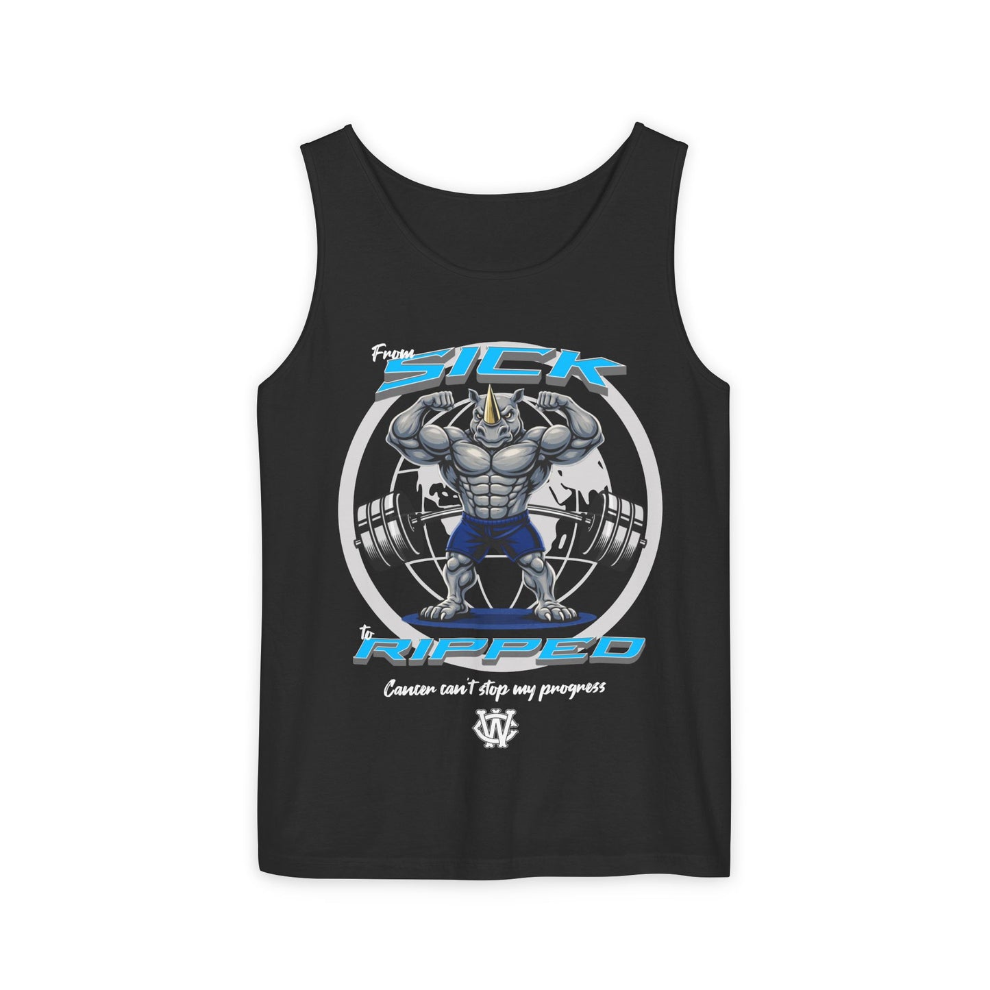 From Sick to Ripped Rhino - Tank Top