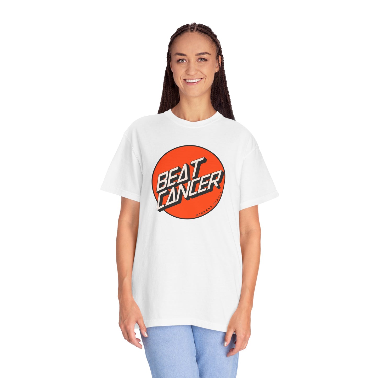 Beat Cancer Orange Logo - T-Shirt