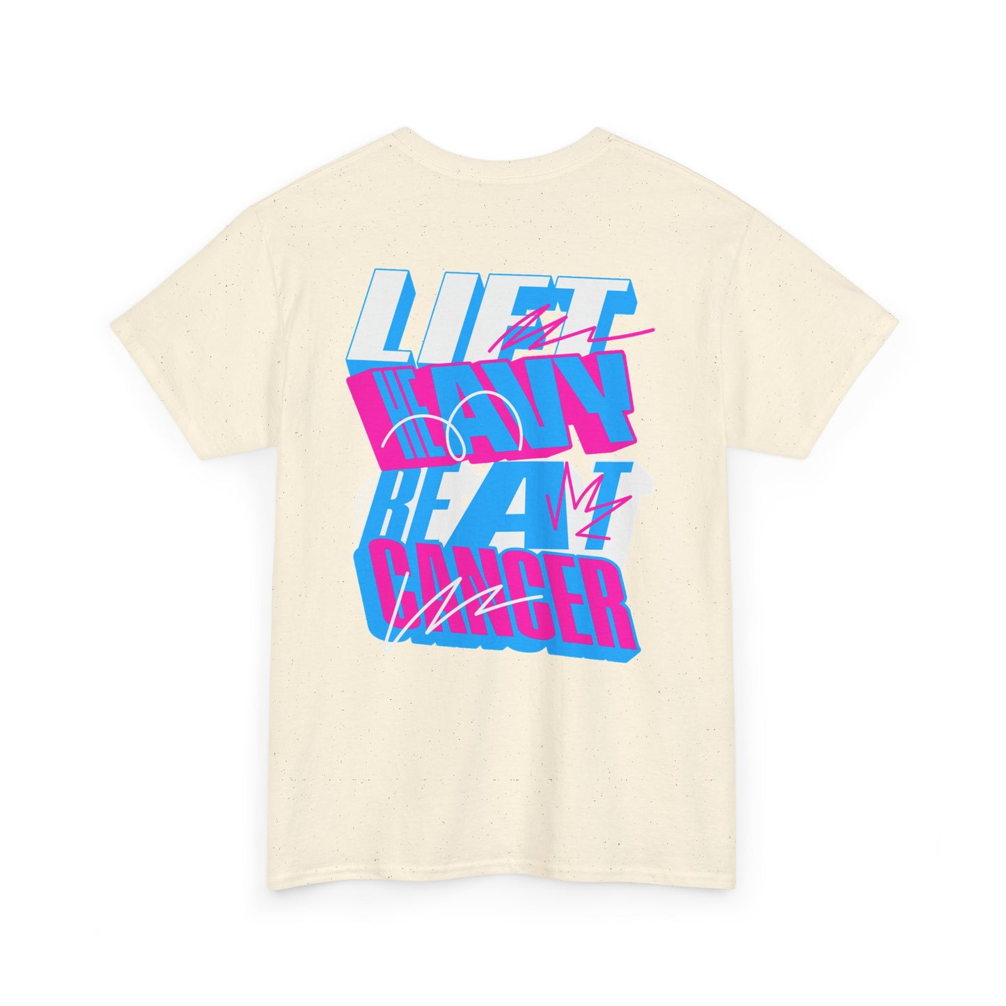 Lift Heavy Beat Cancer (Men's) - Heavy Cotton Tee