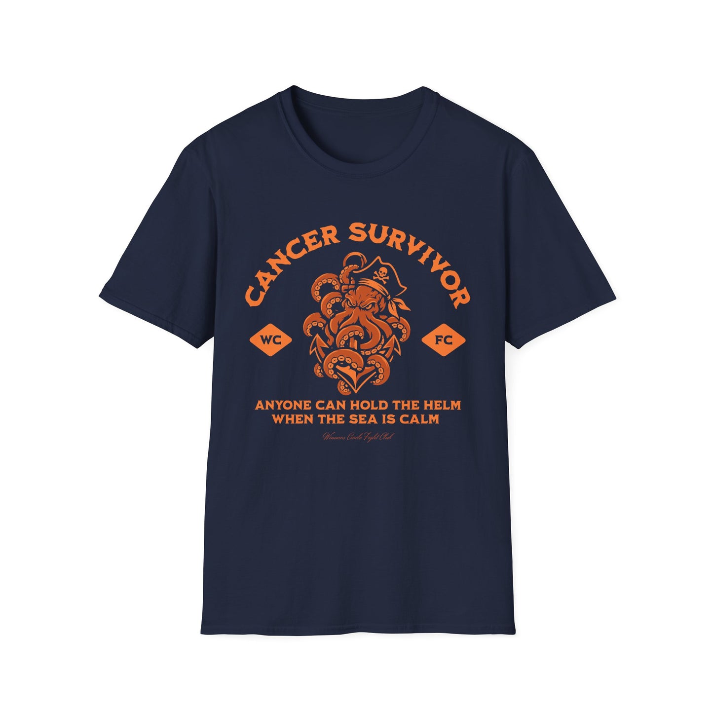 Calm Seas (Orange) - Unisex Soft Tee