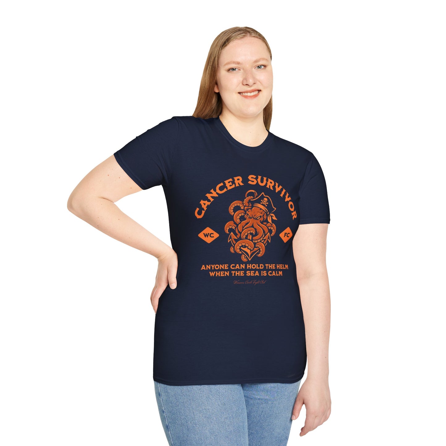 Calm Seas (Orange) - Unisex Soft Tee
