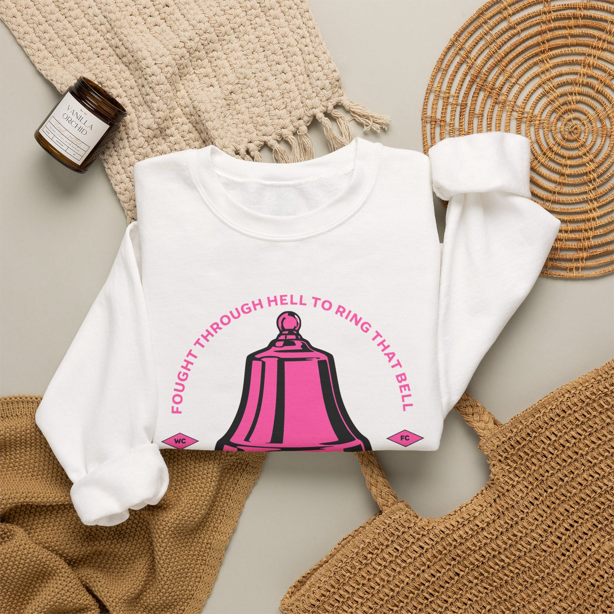 Bell Ringer (Pink) - Women's Heavy Blend™ Crewneck Sweatshirt