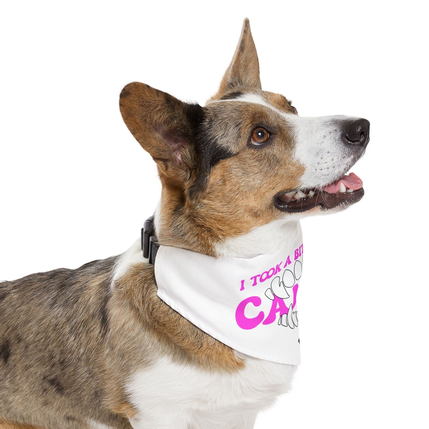 Bite Out of Cancer (Pink) - Dog Bandana