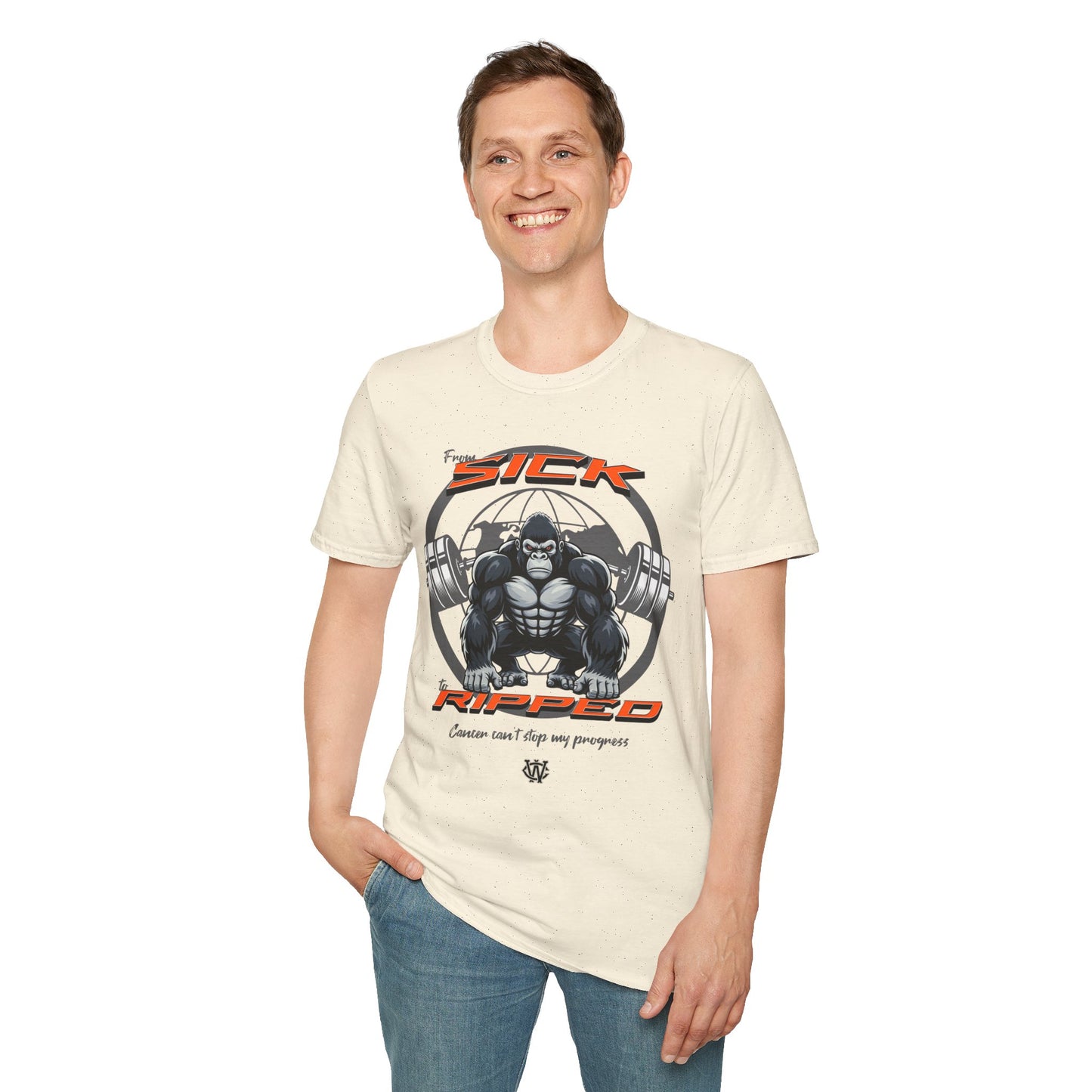 From Sick To Ripped (Gorilla) - Graphic T-Shirt