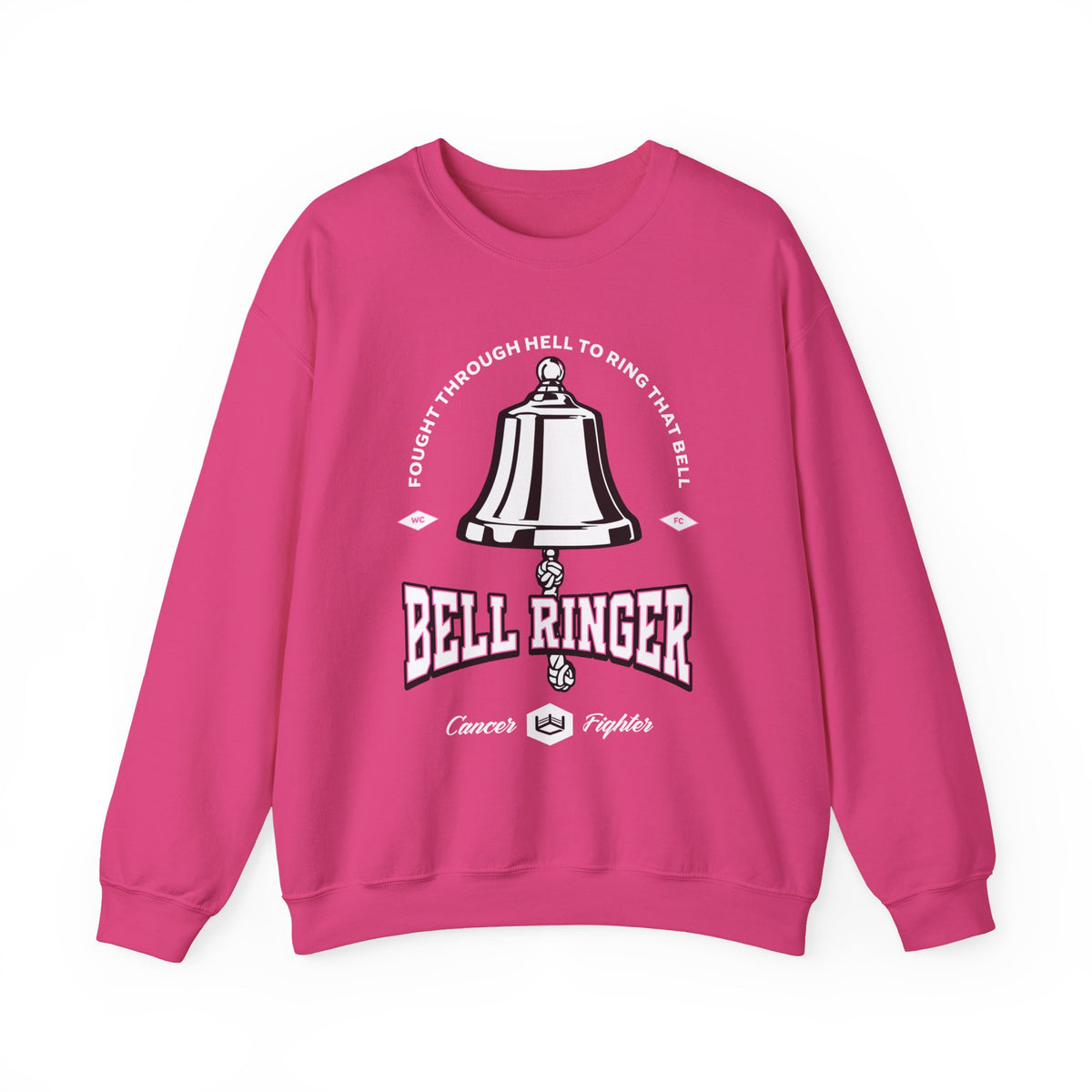 Bell Ringer (Pink) - Women's Heavy Blend™ Crewneck Sweatshirt