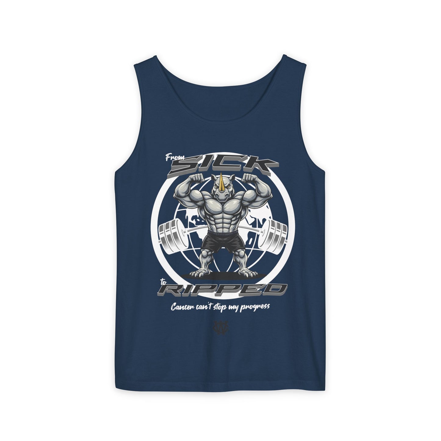 From Sick to Ripped Rhino - Tank Top