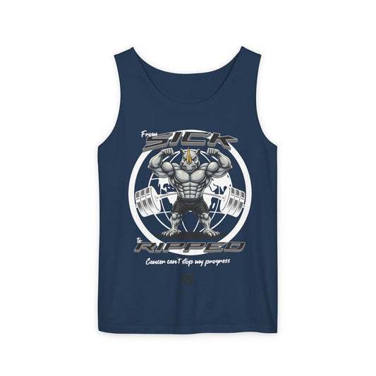 From Sick to Ripped Rhino - Tank Top