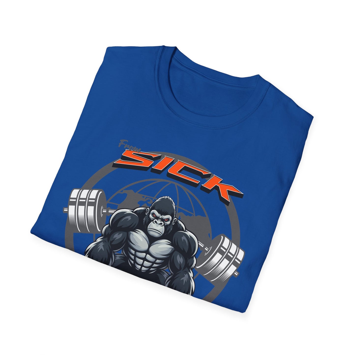 From Sick To Ripped (Gorilla) - Graphic T-Shirt
